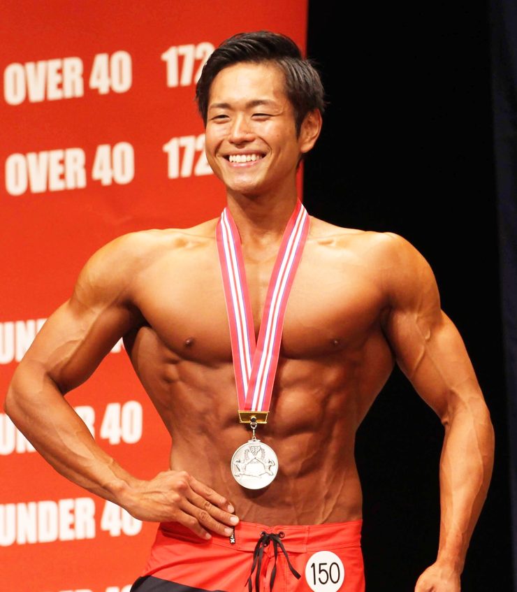 フィジーク日本大会で優勝した代表・澤原